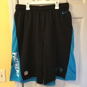 Carolina Panthers NFL Nike dri-fit shorts